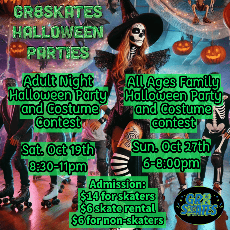 Gr8Skates Halloween Parties