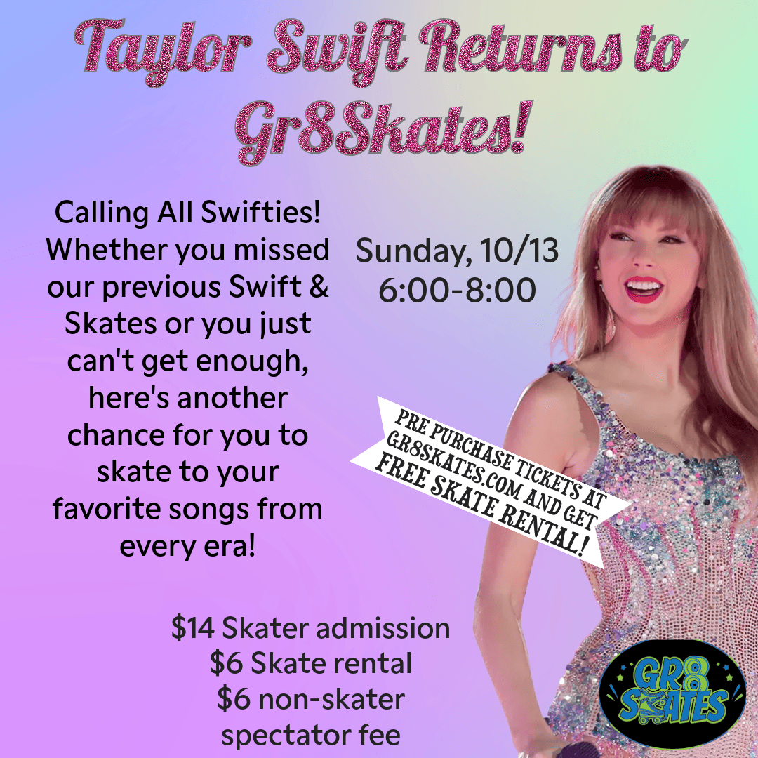 Taylor Swift Returns to Gr8Skates!